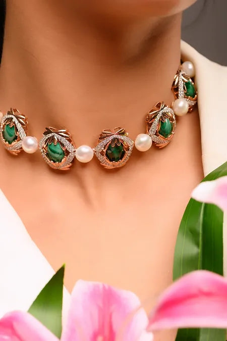 Amaryllis necklace x Meghna pahwa