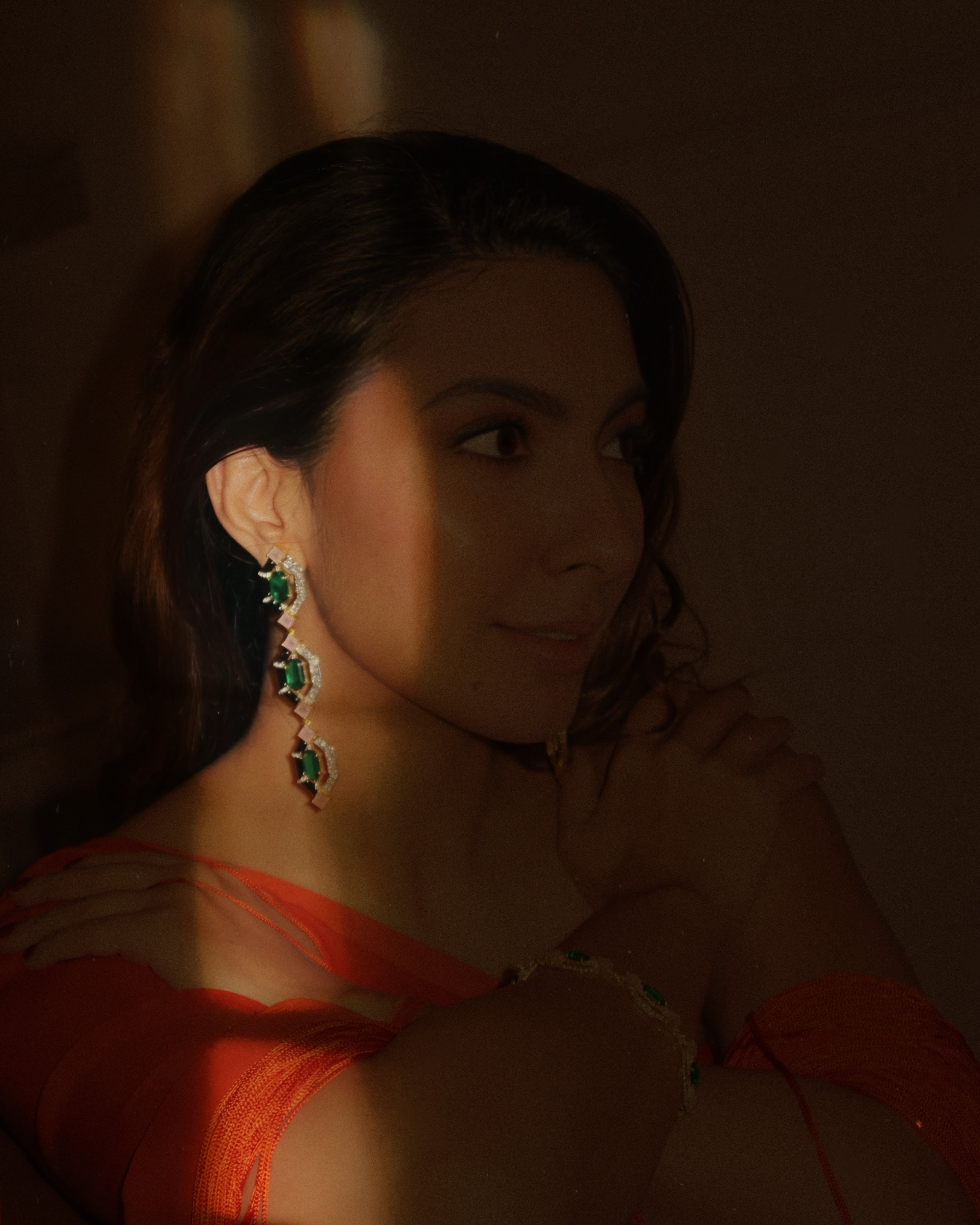 Midnight Long Earring x Niki Mehra