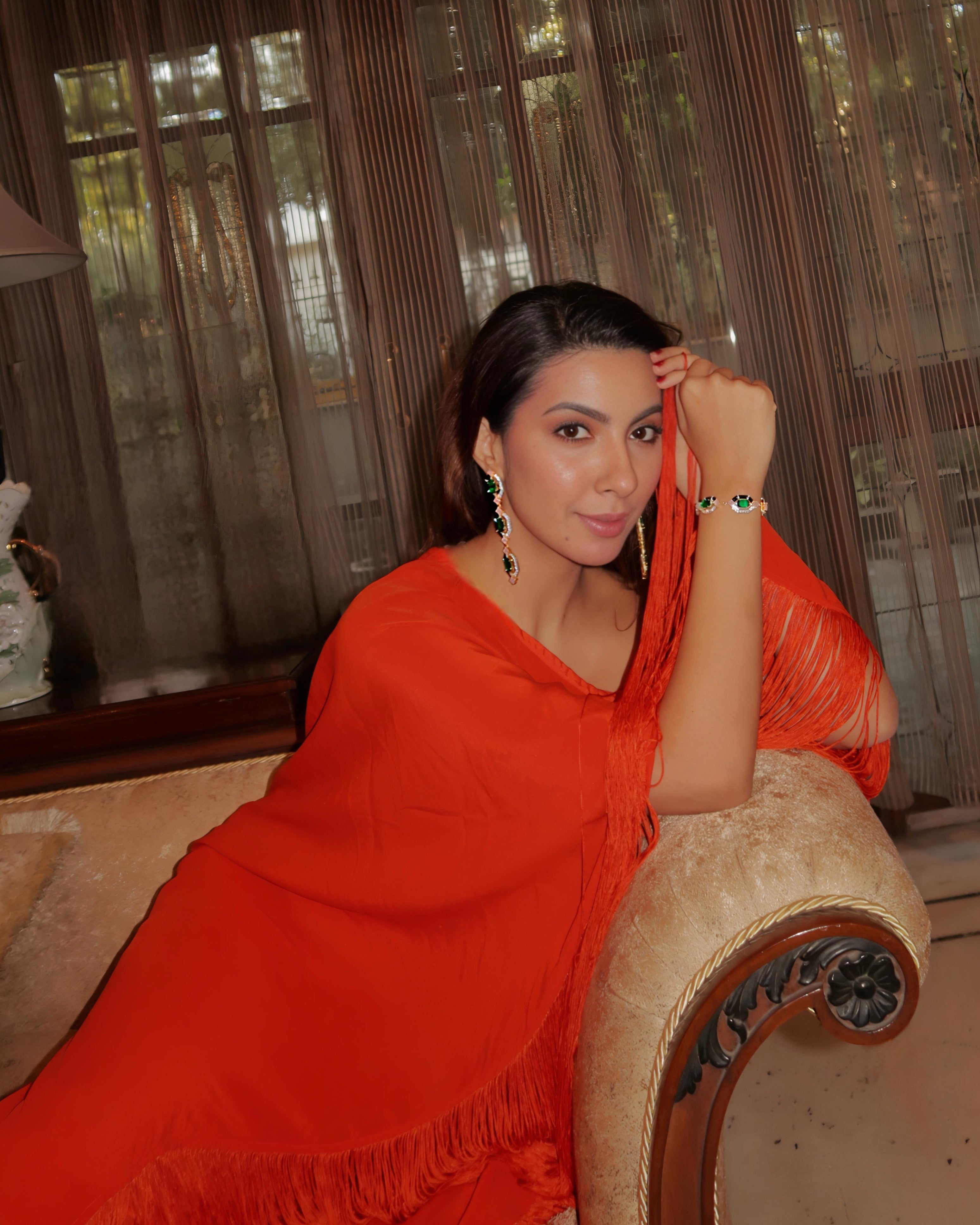 Midnight Long Earring x Niki Mehra