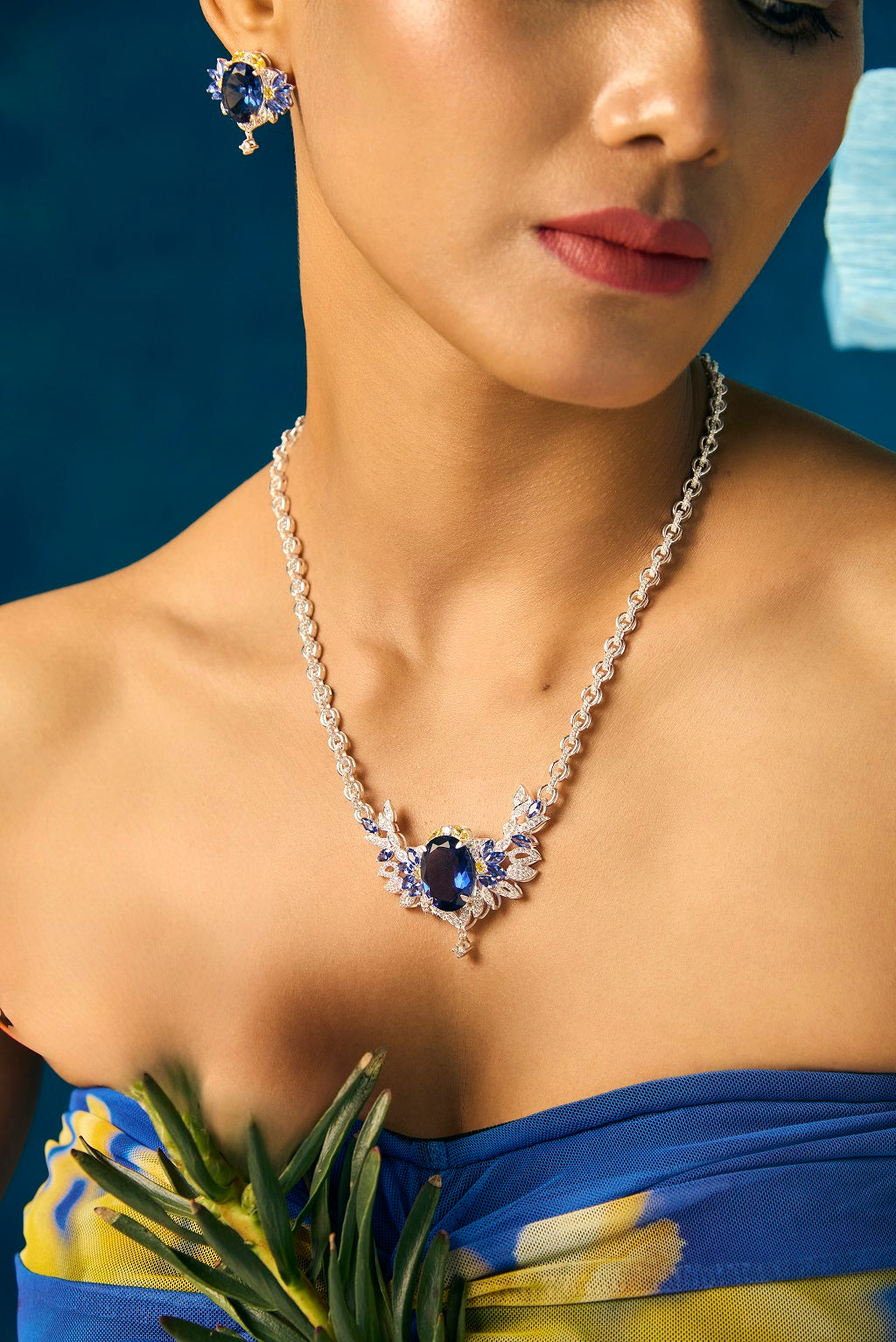 Blue Bonnet Necklace