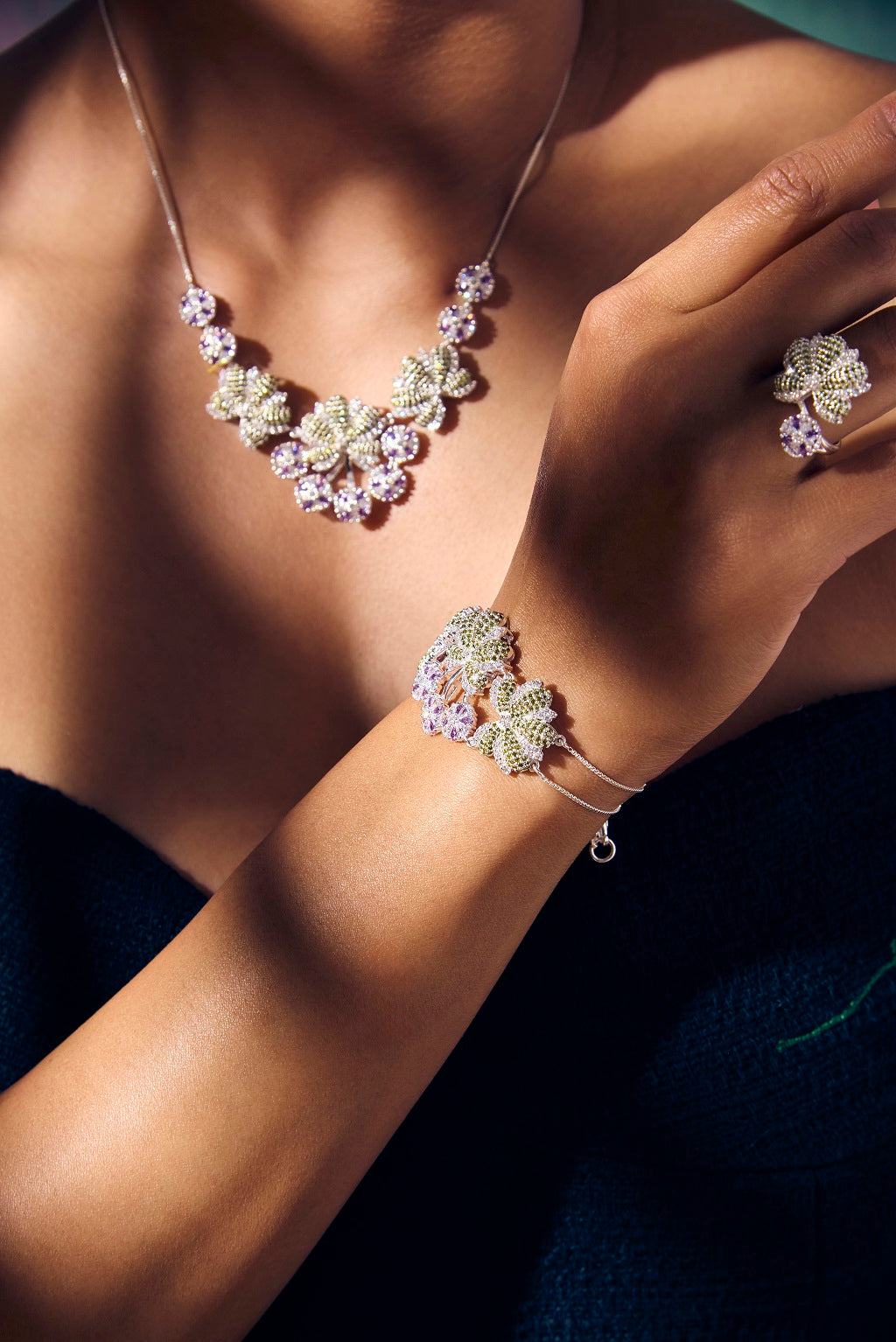 Calico Aster Bracelet