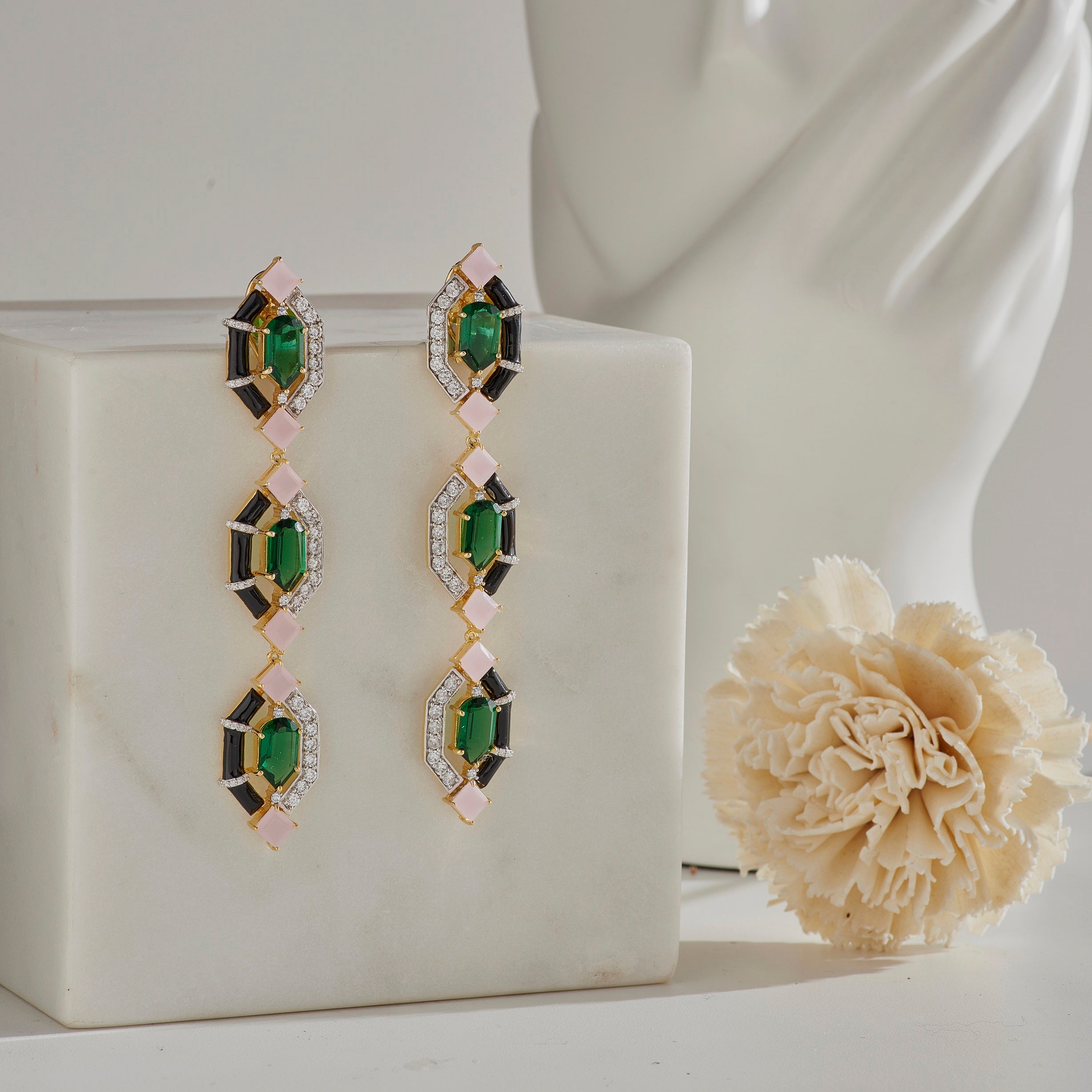 Midnight Long Earring x Niki Mehra
