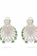 Alexandra earring (green)