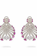 Alexandra earring (red)