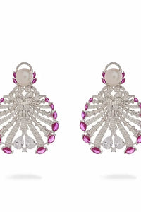 Alexandra earring (red)