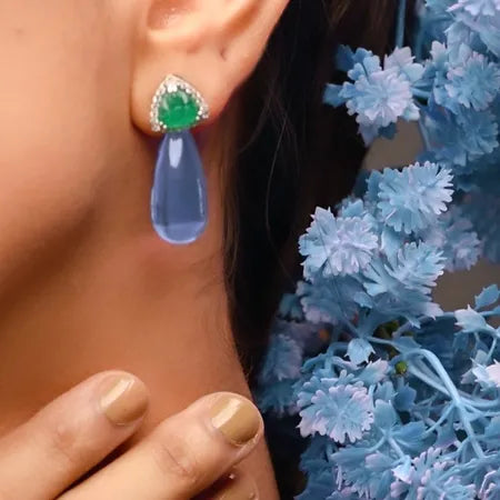 Bird of paradise earring