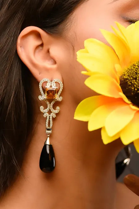 Dahlia long earring