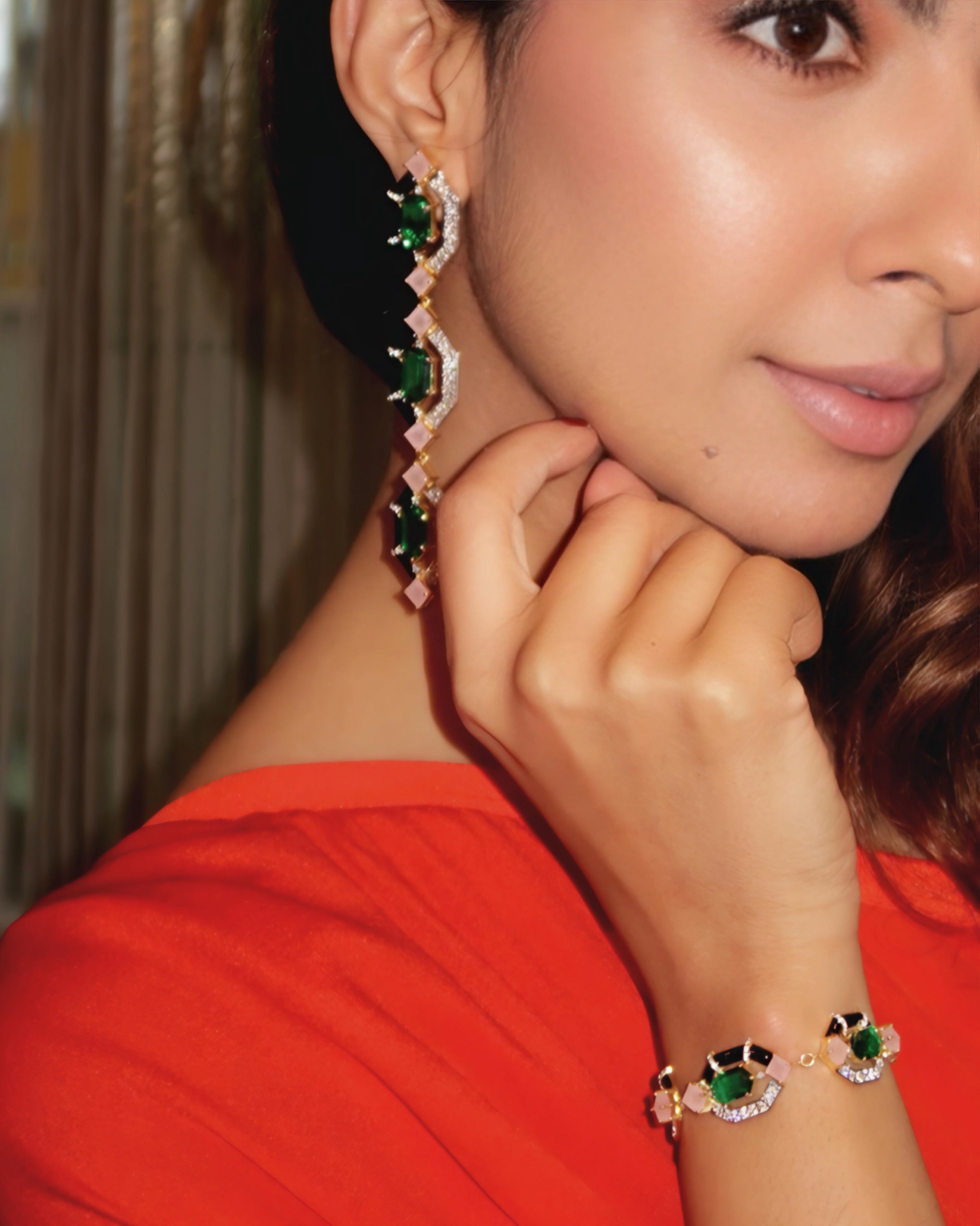 Midnight Long Earring x Niki Mehra