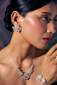 Calico Aster Earring