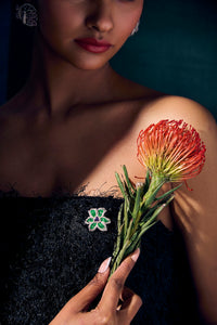Phlox Brooche