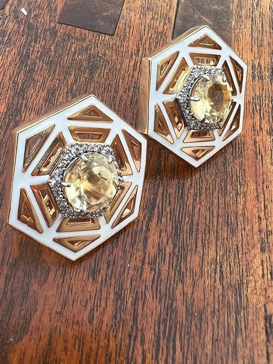 Tiger Eye Studs